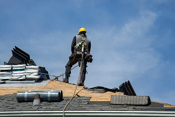 Professional Roof Replacement technician working in Gilsum, NH